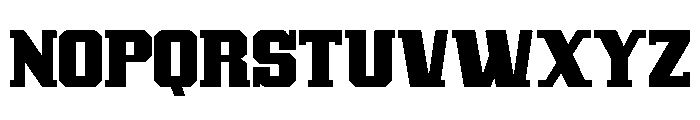 Modern Varsity Regular Font LOWERCASE