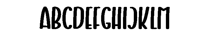 Modern Whimsical Font UPPERCASE