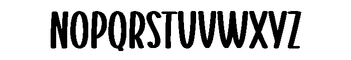 Modern Whimsical Font UPPERCASE