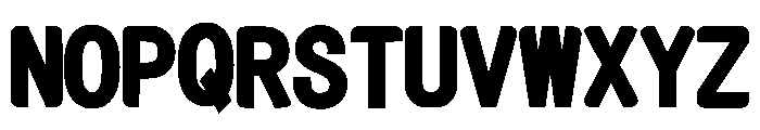 Modern Winter Regular Font UPPERCASE