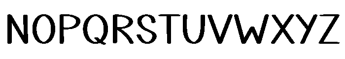 Modern Writer Font UPPERCASE