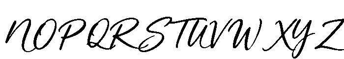 ModernScript-Regular Font UPPERCASE