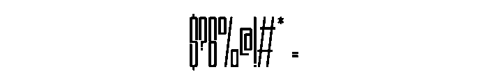 Moderna Regular Font OTHER CHARS