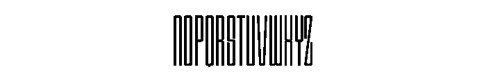 Moderna Regular Font LOWERCASE