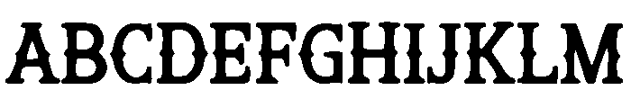Modernized Font UPPERCASE