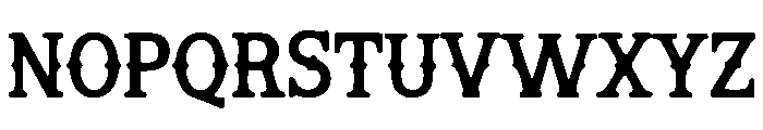 Modernized Font UPPERCASE