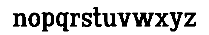 Modernized Font LOWERCASE