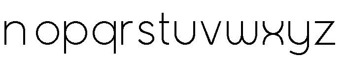 Modista Pro Variable Font LOWERCASE