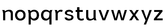 Modo Text Font LOWERCASE