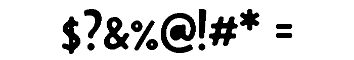 Modora Craft Font OTHER CHARS