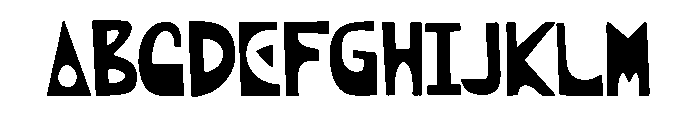 Modora Craft Font UPPERCASE