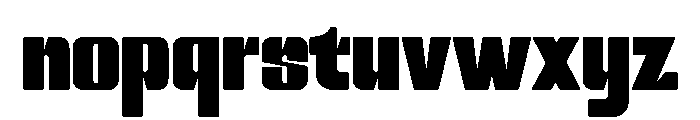 Modri Font LOWERCASE