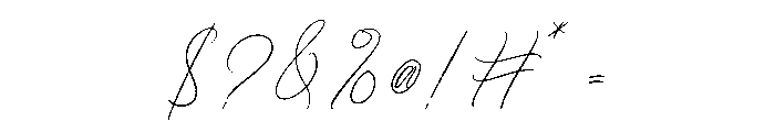 ModristaScript-Regular Font OTHER CHARS