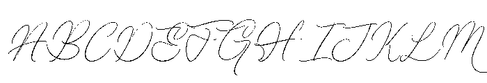 ModristaScript-Regular Font UPPERCASE