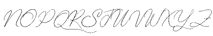 ModristaScript-Regular Font UPPERCASE