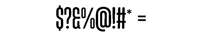 Modryn Font OTHER CHARS