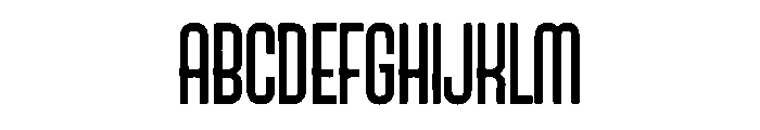Modryn Font UPPERCASE