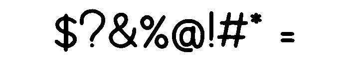 Modular Capsule Font OTHER CHARS