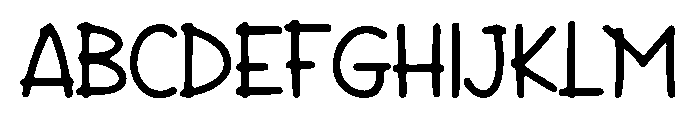 Modular Capsule Font UPPERCASE