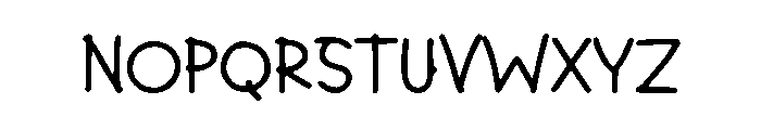 Modular Capsule Font LOWERCASE