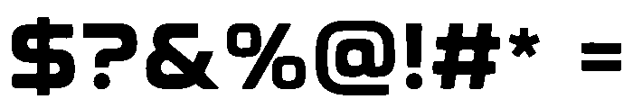 Moduron Font OTHER CHARS