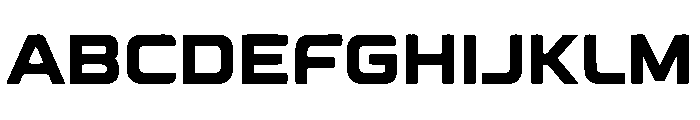 Moduron Font UPPERCASE