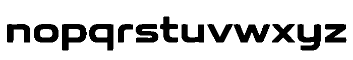 Moduron Font LOWERCASE