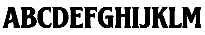 Moendine Bold Font UPPERCASE