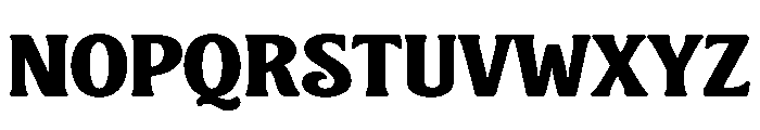 Moendine Bold Font LOWERCASE