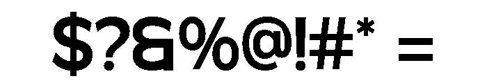 Mofine-Bold Font OTHER CHARS
