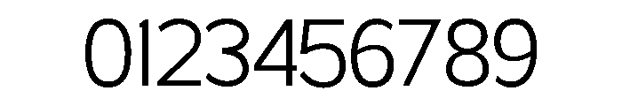 Mofine-ExtraLight Font OTHER CHARS