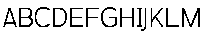 Mofine-ExtraLight Font UPPERCASE