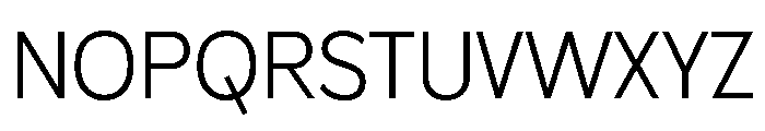 Mofine-ExtraLight Font UPPERCASE