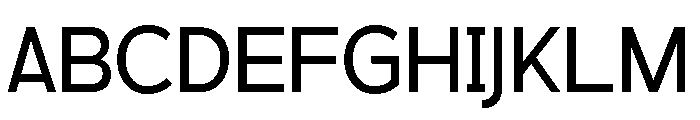 Mofine-Regular Font UPPERCASE