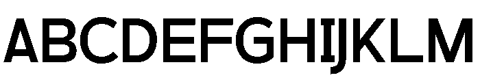 Mofine-SemiBold Font UPPERCASE