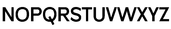 Mofine-SemiBold Font UPPERCASE