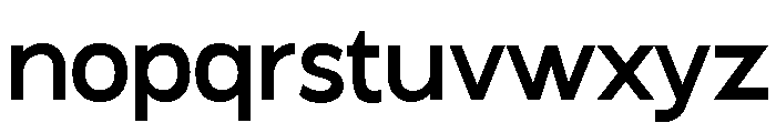 Mofine-SemiBold Font LOWERCASE