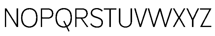Mofine-Thin Font UPPERCASE