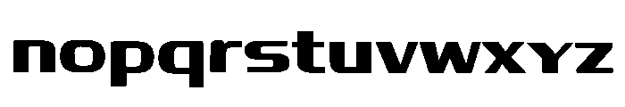 Mogan Bold Font LOWERCASE