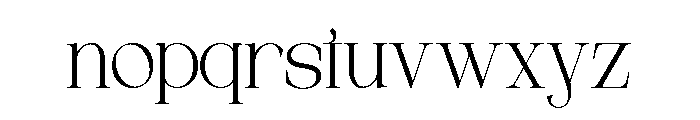 Mogerin-Regular Font LOWERCASE