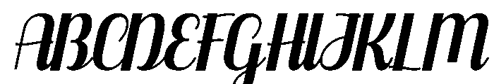 Mogetta Script Italic Font UPPERCASE