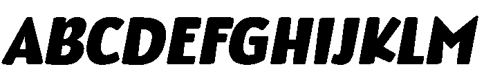 Moggie Waggle Italic Font UPPERCASE