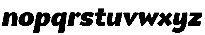 Moggie Waggle Italic Font LOWERCASE