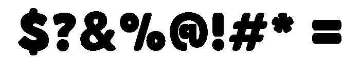 Mogika Regular Font OTHER CHARS