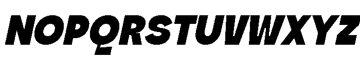 Mogrel Italic Font UPPERCASE