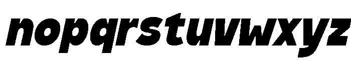 Mogrel Italic Font LOWERCASE