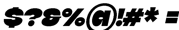 Mogva Italic Font OTHER CHARS
