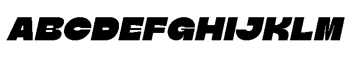 Mogva Italic Font UPPERCASE