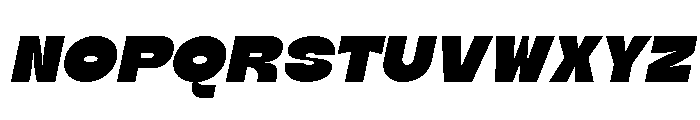 Mogva Italic Font UPPERCASE