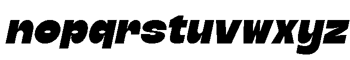 Mogva Italic Font LOWERCASE
